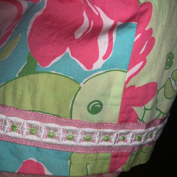 Lilly Pulitzer size 4 parrot strapless dress - Picture 5 of 6